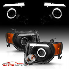 [Neon Frost LED Strip] 2008-2012 Ford Escape Black LED Halo Projector Headlights picture