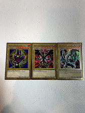 yugioh blue eyes white dragon dark magician red eyes black mged gold rare S053  picture