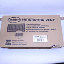 Master Flow Automatic Foundation Vent Polyethylene Black 57 sq-in Net FVRABL picture