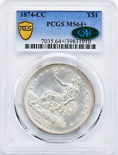 1874-CC TRADE T$1 PCGS MS 64+ picture