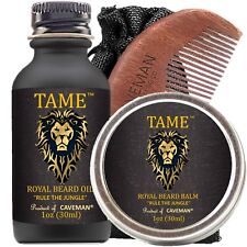 Hand Crafted Caveman® Beard Oil Set KIT Beard Oil + Balm FREE Comb  New Arrival picture