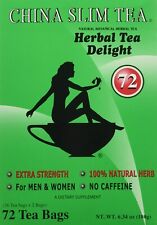 China Slim Tea Extra Strength Delight  72 Tea Bags   Free US Shipping picture