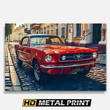 Vintage 1965 Ford Mustang Muscle Car Print Collector Gift picture