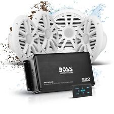 BOSS Audio Systems ASK904B.64 Boat 6.5” Speakers Amplifier - Bluetooth Remote picture