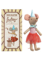 Levlovs Birthday Mouse Stuffed Animal｜Linen Mouse Toy｜Mouse Family｜Cotton Mouse picture