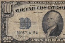1934A FINE CONDITION SILVER CERTIFICATE YELLOW SEAL FOR N AFRICA $100 BOOK VALUE picture