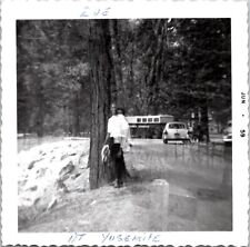 Beautiful Black Woman Double Exposure Yosemite National Park 1950s Vintage Photo picture