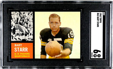 Bart Starr 1962 Topps SGC 6 Football Card Vintage Green Bay Packers NFL HOF #63 picture