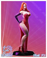 Jessica Rabbit Unpainted Unassembled 1:24 Scale 3D Printed Resin Figurine  picture