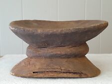 Old Early Antique Wooden Riser Compote Pedestal Woodenware RARE picture