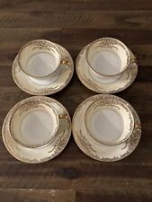 4 RARE VTG Noritake M Collection hand painted Japan Cup & Saucer sets picture
