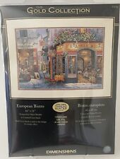 Dimensions Cross Stitch Kit The Gold Collection EUROPEAN BISTRO #35224 USA New picture