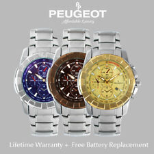Peugeot Men's Quartz Sports Watch with Metal Bracelet picture