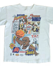 Rare Vintage Charles Barkley Comic Series 90's T-shirt Phoenix Suns NBA picture