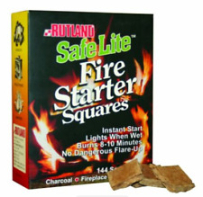 Fire Starting Squares 144-Pack Easy Light Emergency Survival Camping Bar-B-Q picture