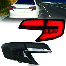 2PCS VLAND LED Tail Lights Smoked For Toyota Camry 2012 2013 2014 Rear Lamps picture