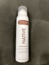 Authentic Native Whole Body Deodorant Spray 3.5oz Coconut & Vanilla, New, Unused picture