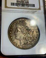1898 Morgan Silver Dollar NGC MS-63 Old Holder🔥 Beautiful Toning picture