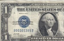1928B GREAT CONDITION CRISP, SUPER LOW SERIAL NUMBER $ 1 SILVER CERTIFICATE NOTE picture