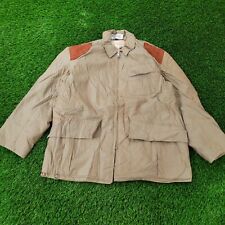 Vintage 40s Duxbak Aircel Utility Barn Jacket M 25x30 Duck-Down Recoil-Patch USA picture