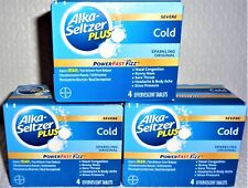 BAYER Alka-Seltzer Plus Effervescent Tablets Severe Cold Lot of 1 to 6 (4 Tabs)* picture