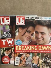 US Weekly Complete Twilight Saga Special Edition Lot Of Two NO LABEL 2012 & 2013 picture