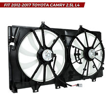 AC Dual Condenser Radiator Cooling Engine Fan For 2012-2017 Toyota Camry 2.5L L4 picture