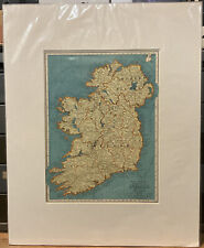 Collier's World Atlas & Gazetteer Ireland & N. Ireland/Denmark 1939 Chromolitho picture