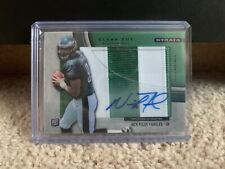 Nick Foles 2012 Topps Strata Clear Cut Autograph Rookie Card Patch /55 Eagles picture