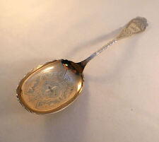 Fancy Coin Silver Andrew Warner, Jr., Baltimore Large Serving Spoon-10