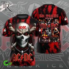 HOT SALE     AcDc Band T-Shirt  AcDc Rock Band Short Sleeve Unisex 3D. picture