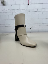 BALA DI GALA Women's Premium Leather Nat Black & Ivory Boot Size US 8 picture