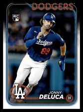 2024 Topps Series 1 Base 233 Jonny Deluca, Los Angeles Dodgers RC picture