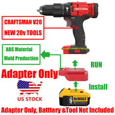 1x Adapter# For DeWalt 20v MAX Li-Ion Battery Convert To Craftsman V20 Tools picture