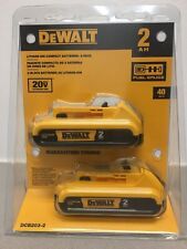 DEWALT DCB203- 20V MAX DCB203-2 20 V 2 Ah Lithium-Ion Compact Battery Combo Pack picture