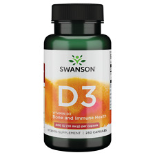 Swanson Vitamin D-3 400 Iu 250 Capsules picture