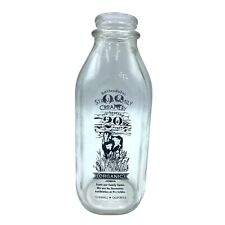 Straus Family Creamer Quart Milk Bottle 2014 Glass 20th Anniversary picture