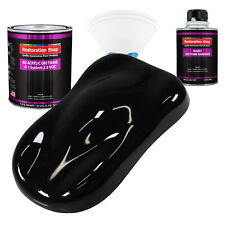 Restoration Shop Jet Black (Gloss) Acrylic Urethane Quart Kit Auto Paint picture