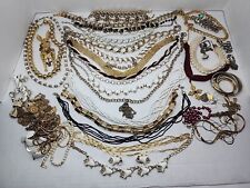 Vintage To Now 49pc Mixed Variety Junk Drawer Jewelry Lot Wear Repair picture