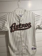 Vintage Houston Astros MLB Vintage Jeff Bagwell Majestic Pinstripe Jersey #5 picture