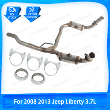 New Fit 2008-2013 JEEP Liberty 3.7L Y Pipe Catalytic Converters us stock picture