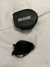 Vintage Sears Folding Sunglasses Black picture