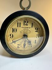 ANTIQUE Tillery’s Improved Little Giant ALARM CLOCK - NOT TICKING Made In USA picture