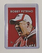 Bobby Petrino Limited Edition Artist Signed BMFP Arkansas Razorbacks Card 3/10 picture
