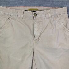 Vintage 1946 Shorts Mens 34 Beige Chino Washed Stoned & Beaten Preppy Khaki picture