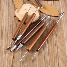 6pcs Clay Sculpting Set Wax Carving Pottery Tools Shapers Polymer Modeling picture