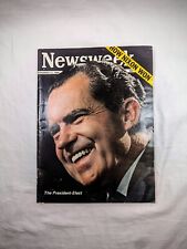 Newsweek Magazine November 11 1968 President Richard Nixon How Nixon Won Vintage picture