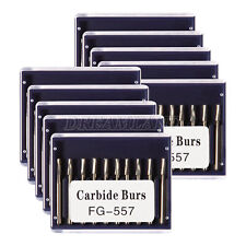 100pcs Dental Carbide Burs FG557 1.6mm for High Speed Handpiece picture