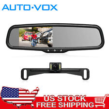 AUTO-VOX T2 Backup Camera Kit & OEM Rear View Mirror Monitor IP68 Waterproof US picture