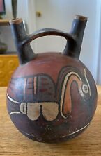 Ancient Pre Columbian Nazca Bird Decorated Vessel picture